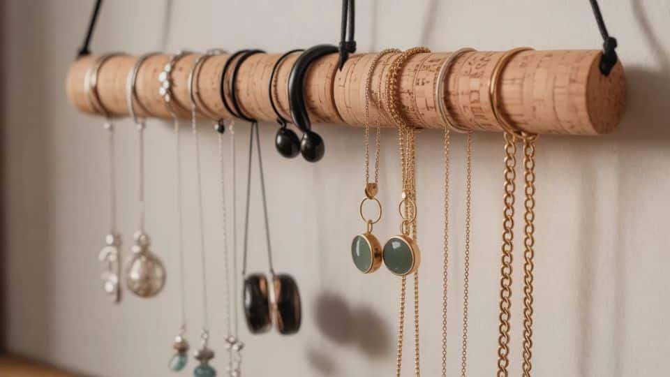 Cork Jewelry Organizer