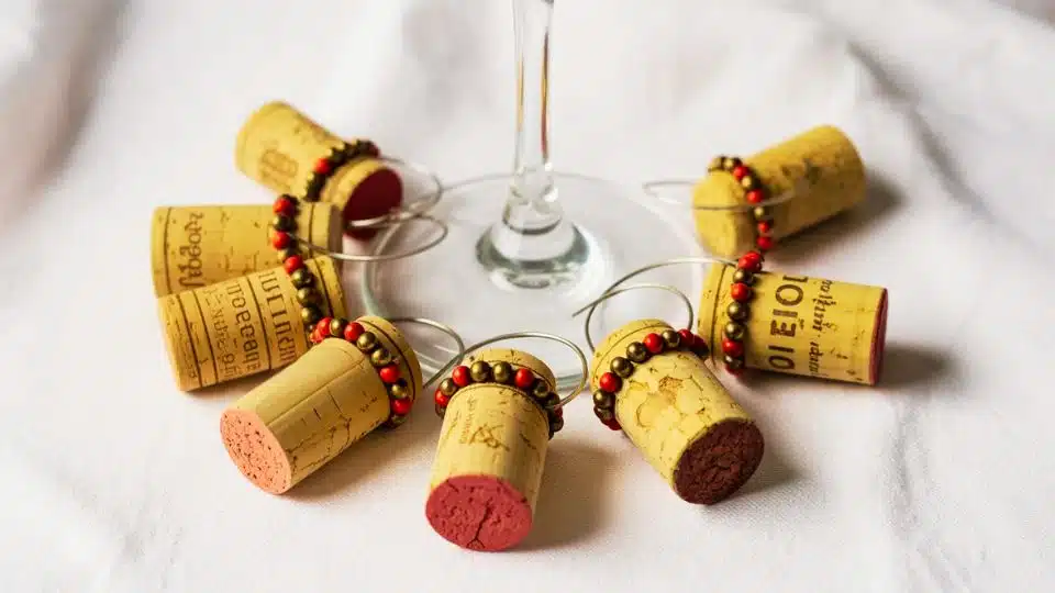 Cork Wine Charms