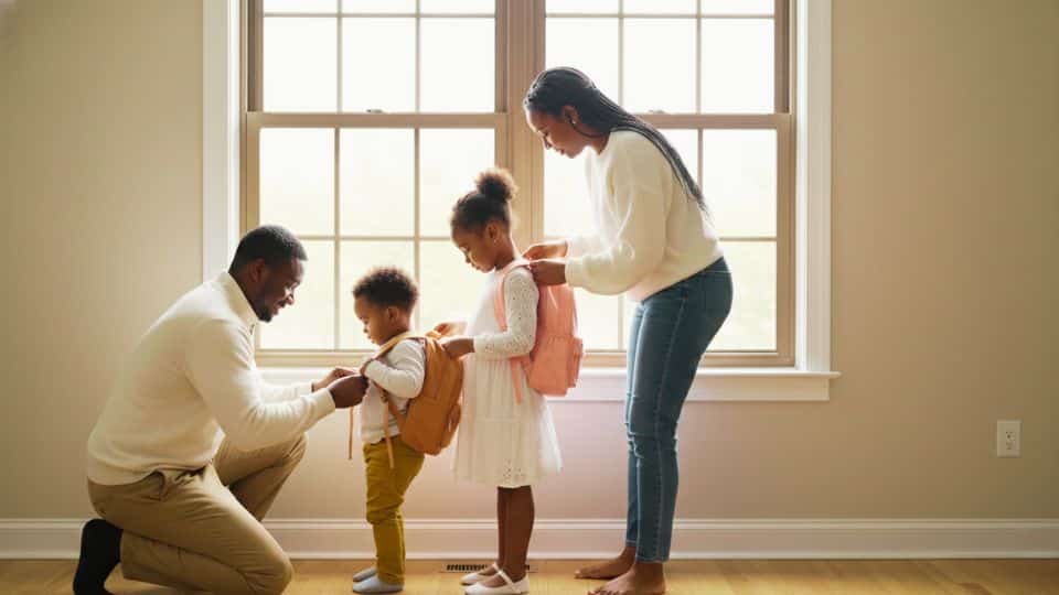 Example Routine for School Mornings