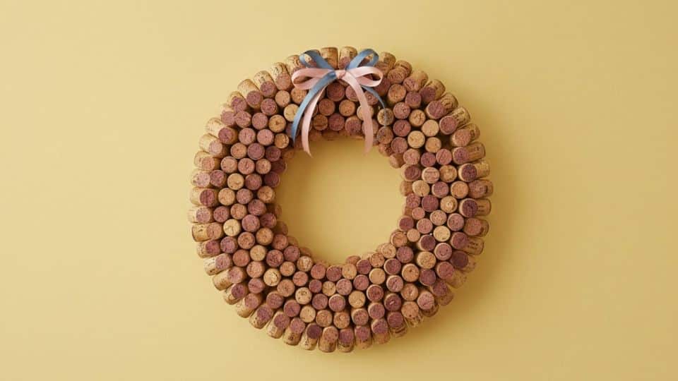 Wine Cork Wreath