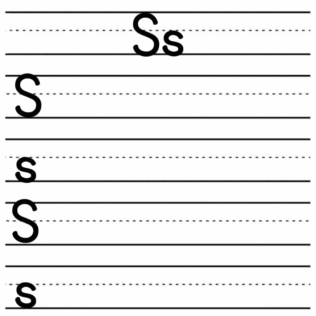alphabet tracing worksheets s