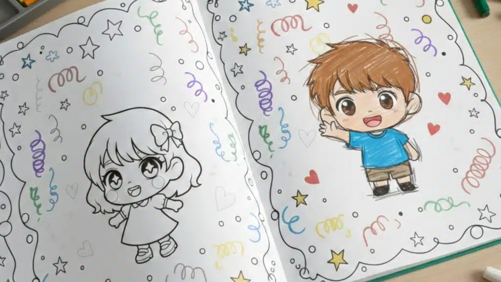 anime coloring pages