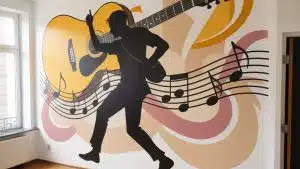 art and music rhythm painting