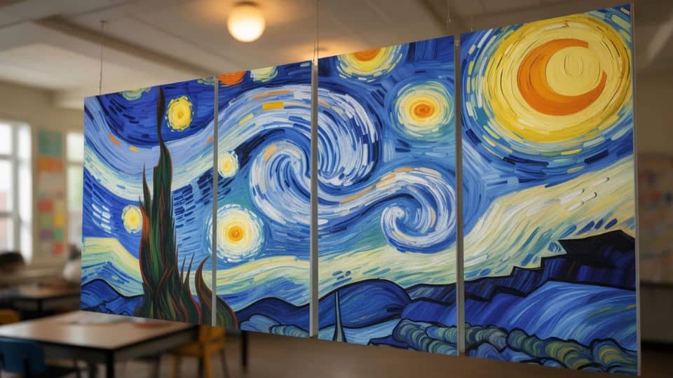 building art together a colorful mural