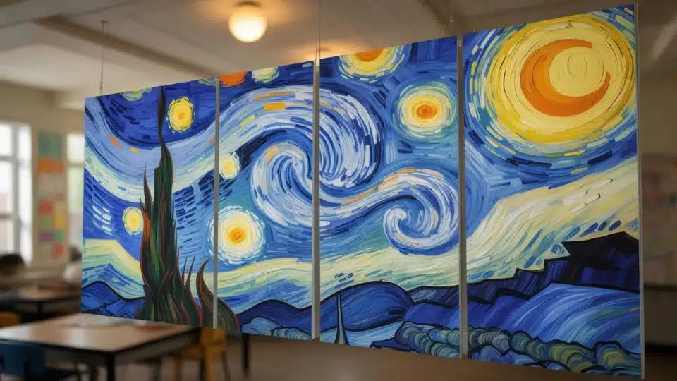 building art together a colorful mural