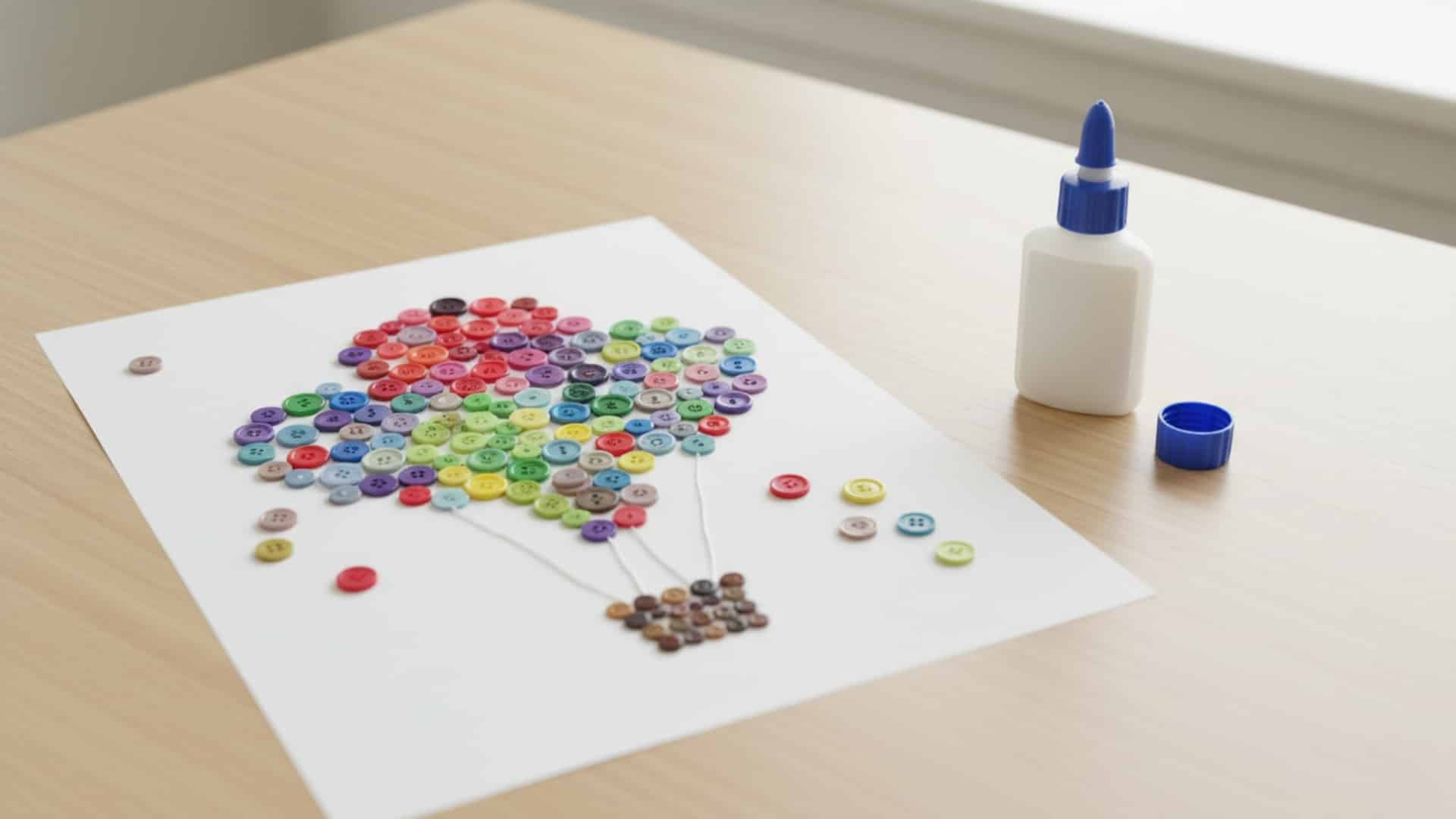 button art project kids