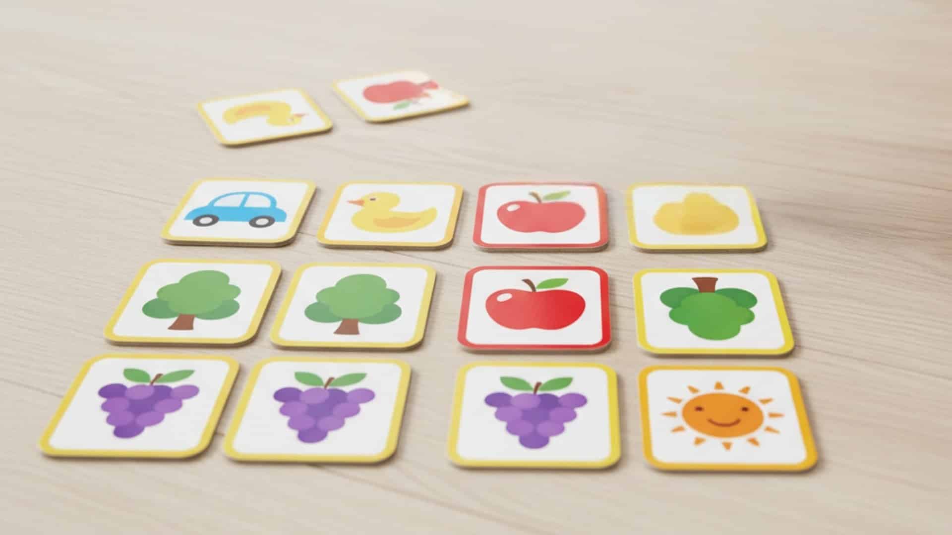 card matching toddlers