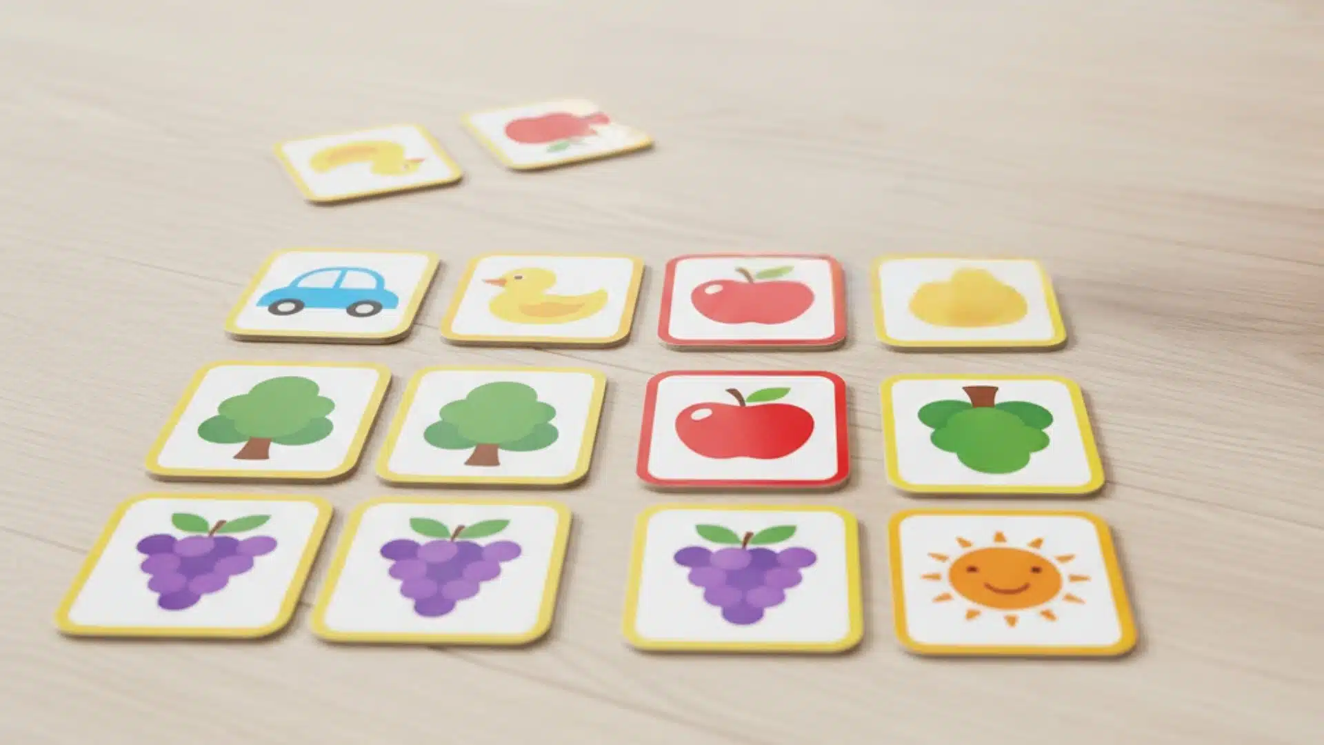 card matching toddlers