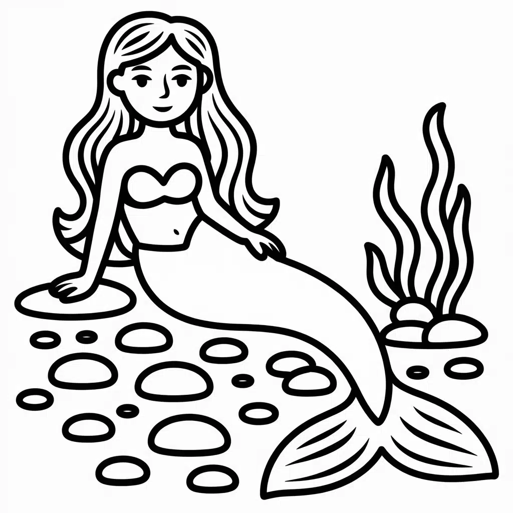 classic mermaid design
