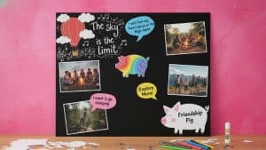 classroom goals vision board