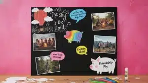 classroom goals vision board
