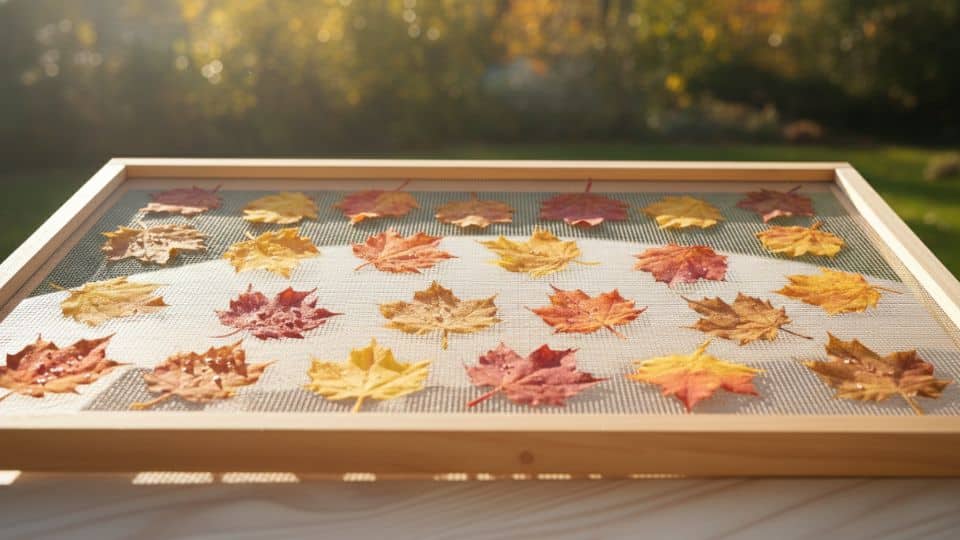 coffee filter leaf suncatchers stained glass fall look