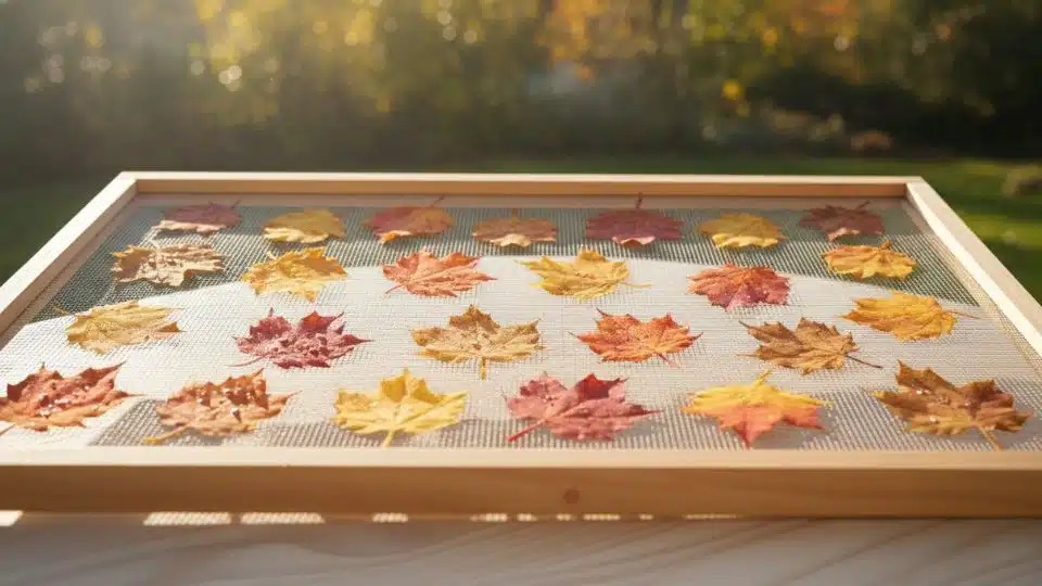 coffee filter leaf suncatchers stained glass fall look