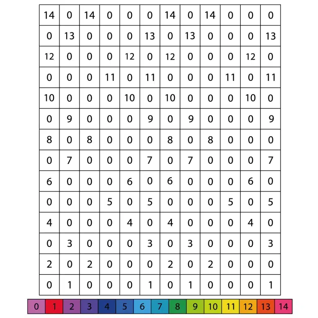 color by number geometric