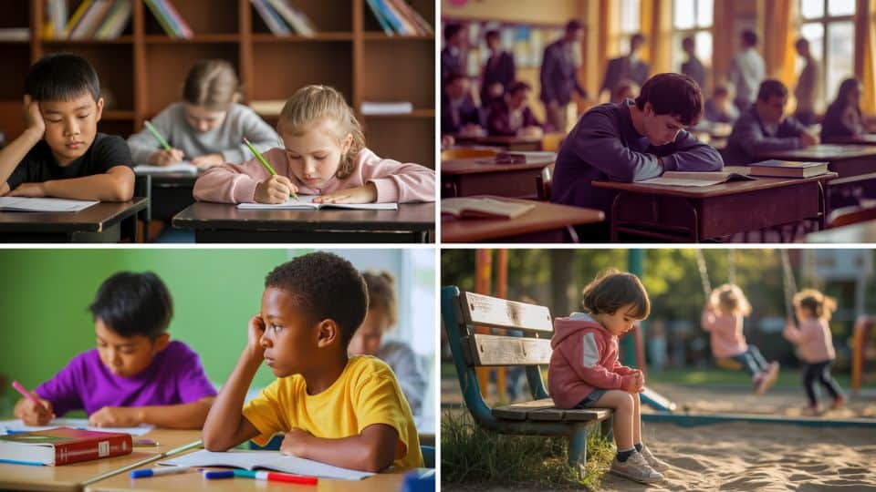 common reasons why kids hate school