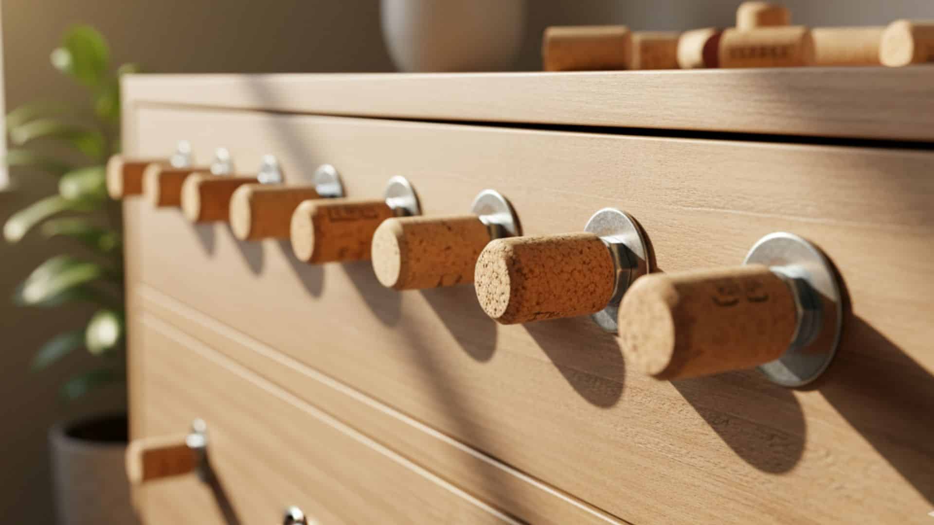 cork drawer knob