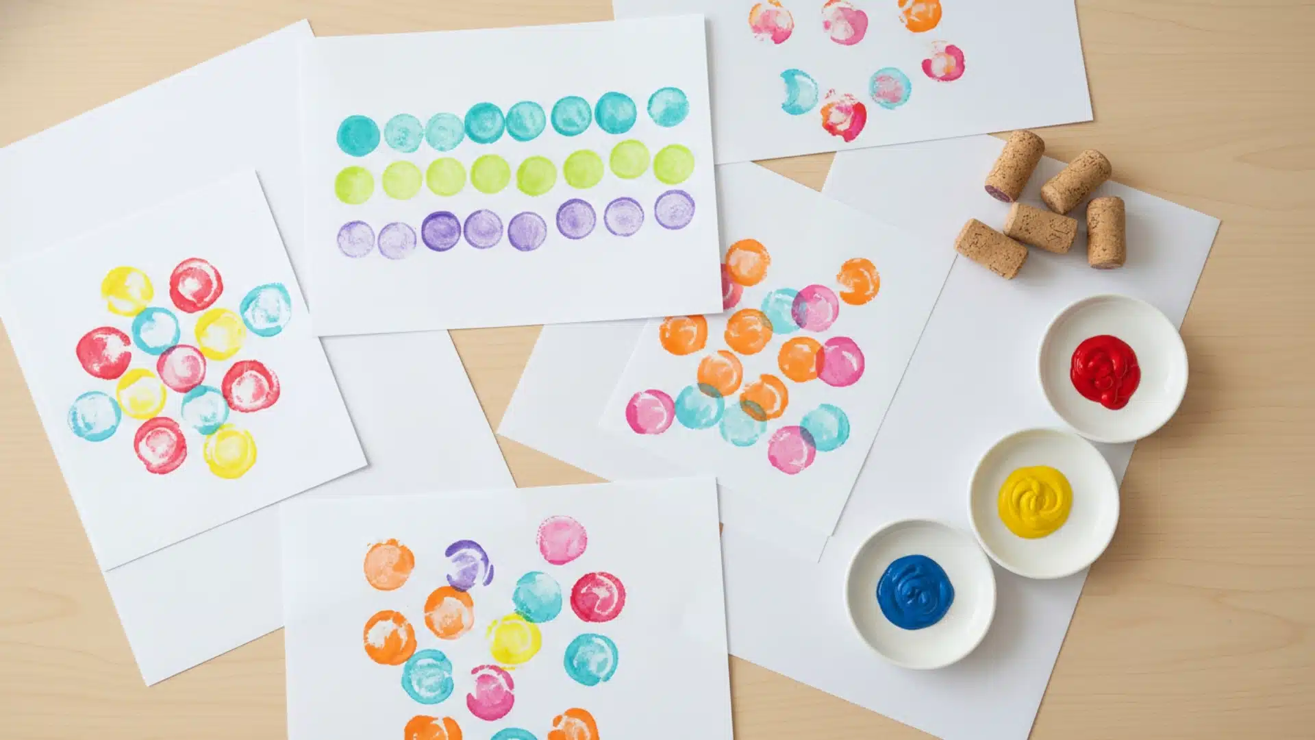 cork stamps kids art