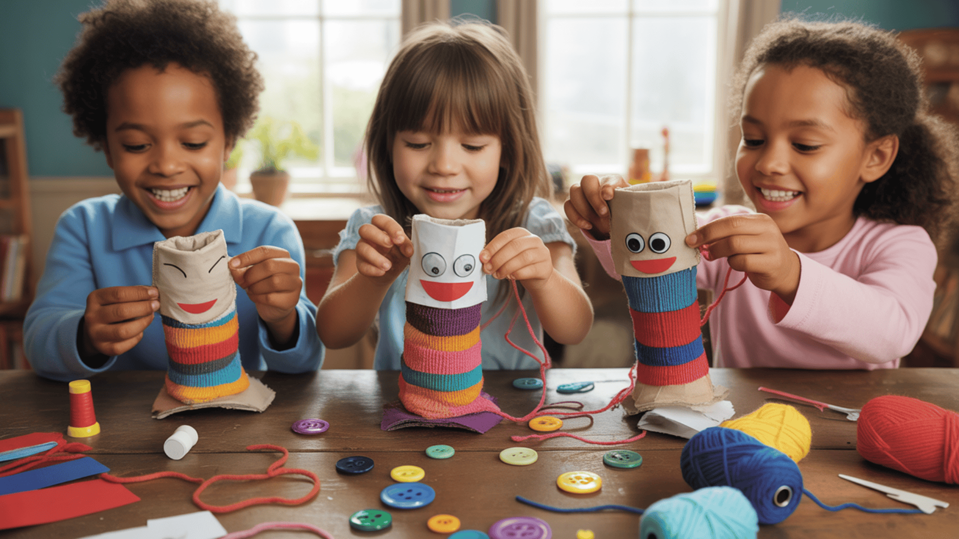 diy puppet making and show