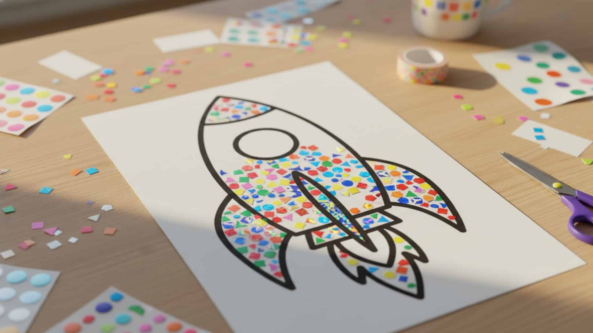 diy sticker kids activities