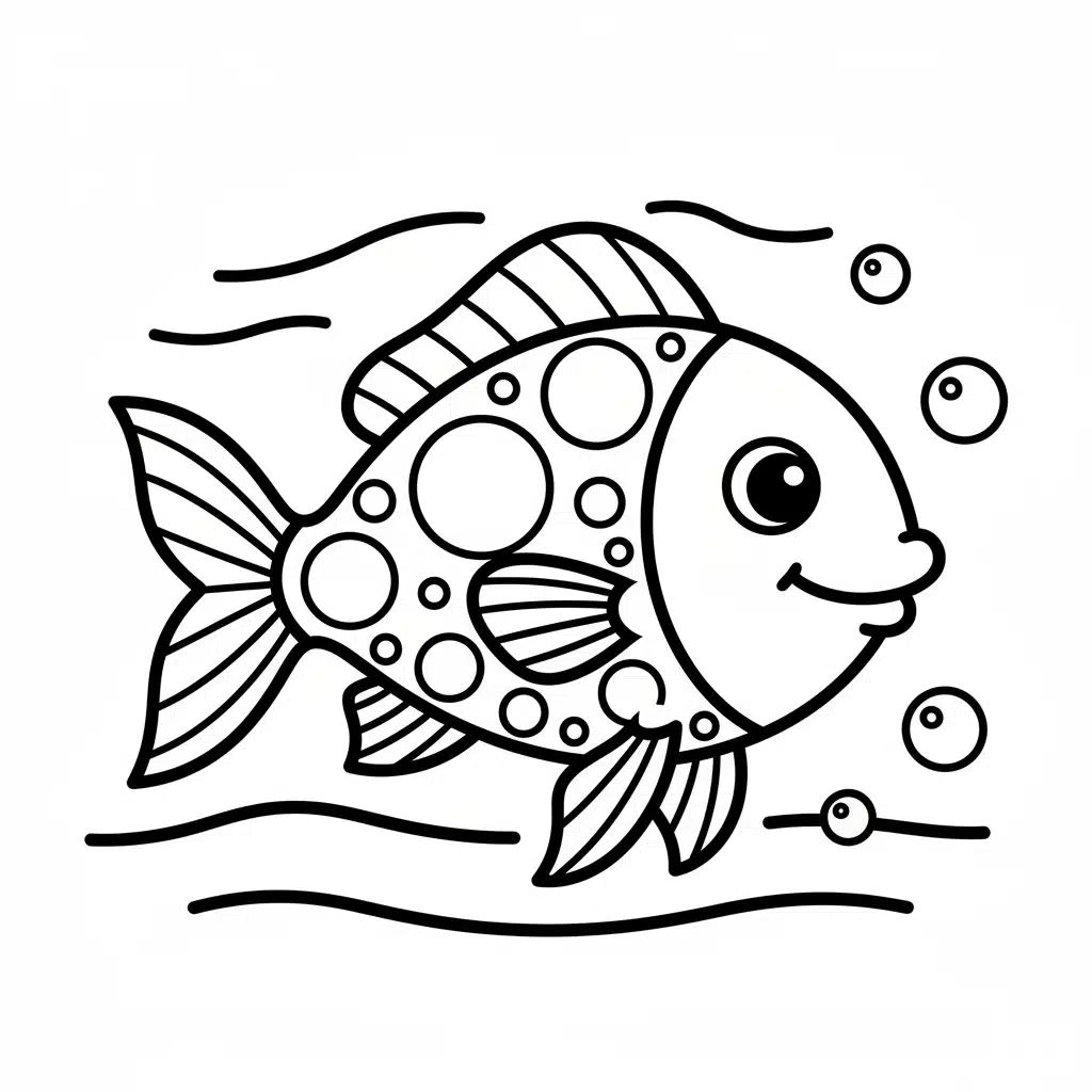 dot art fish