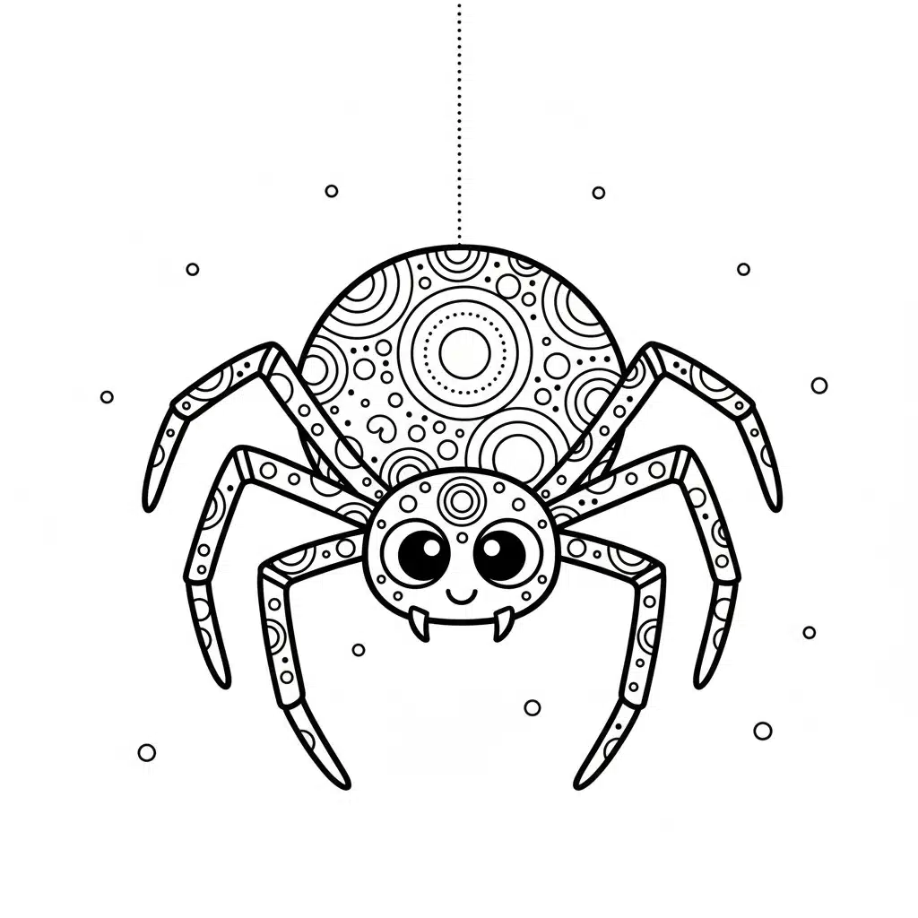 dot art spider