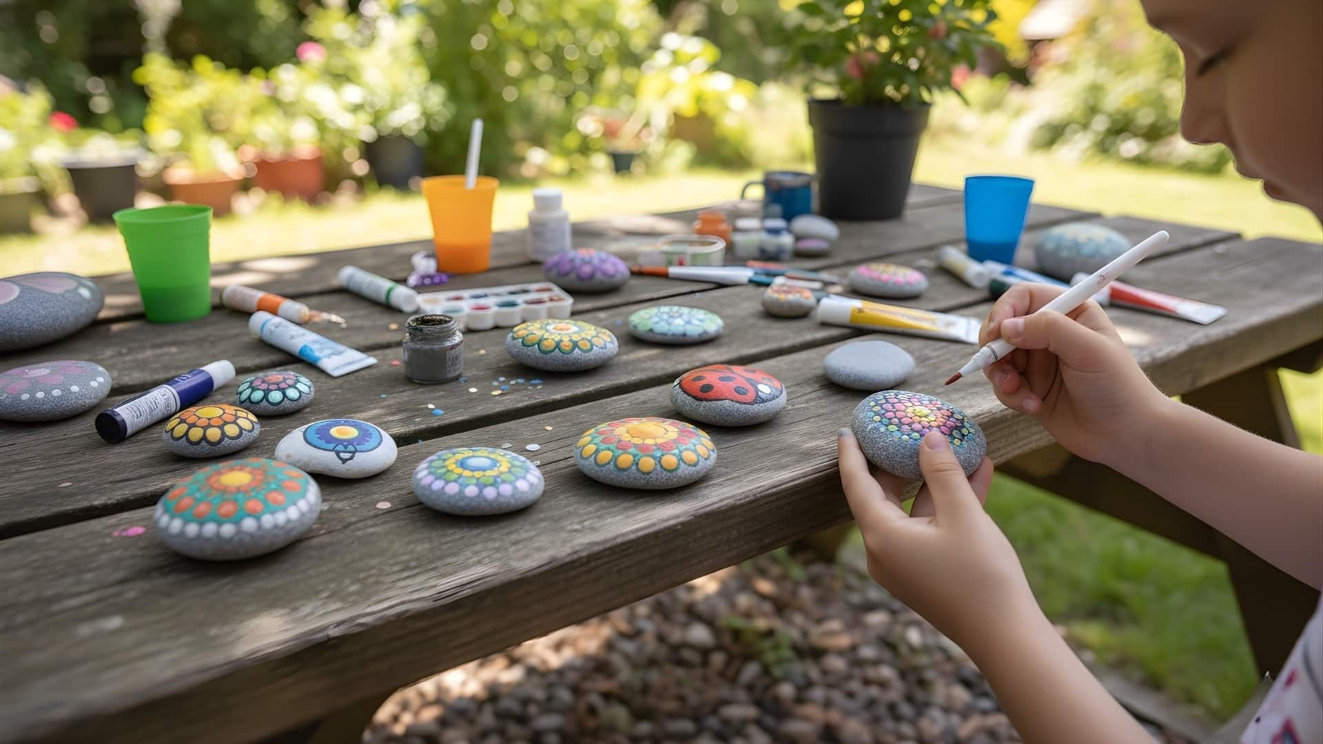 easy art diy rock art