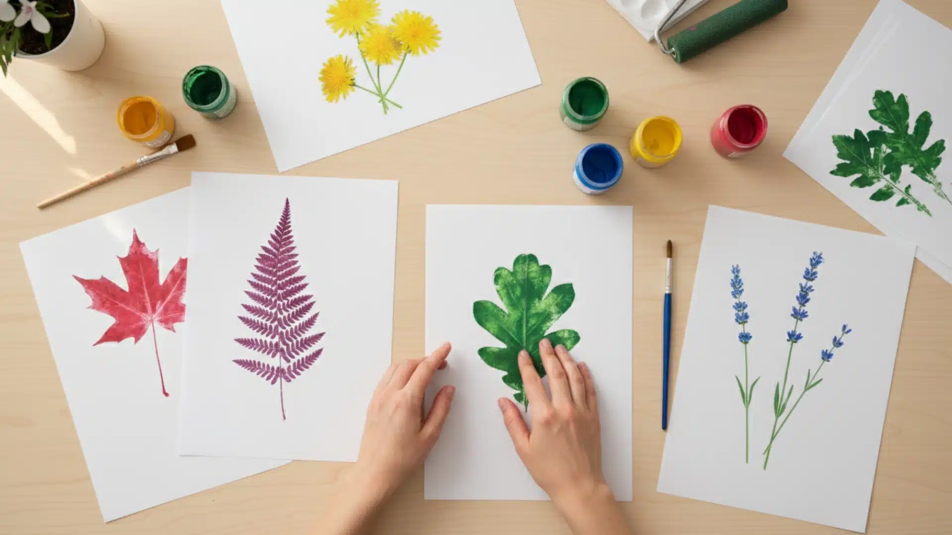 easy art nature stamp