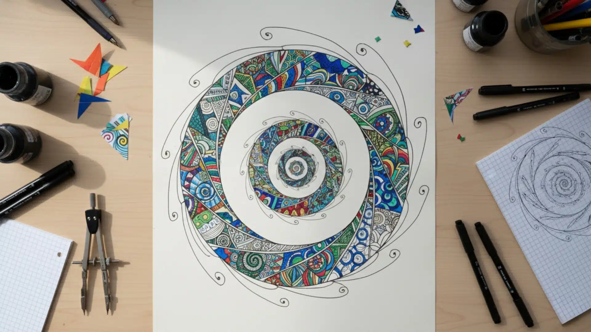 easy art spiral