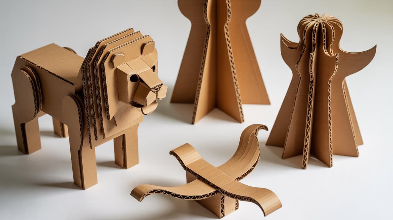 easy cardboard sculpture