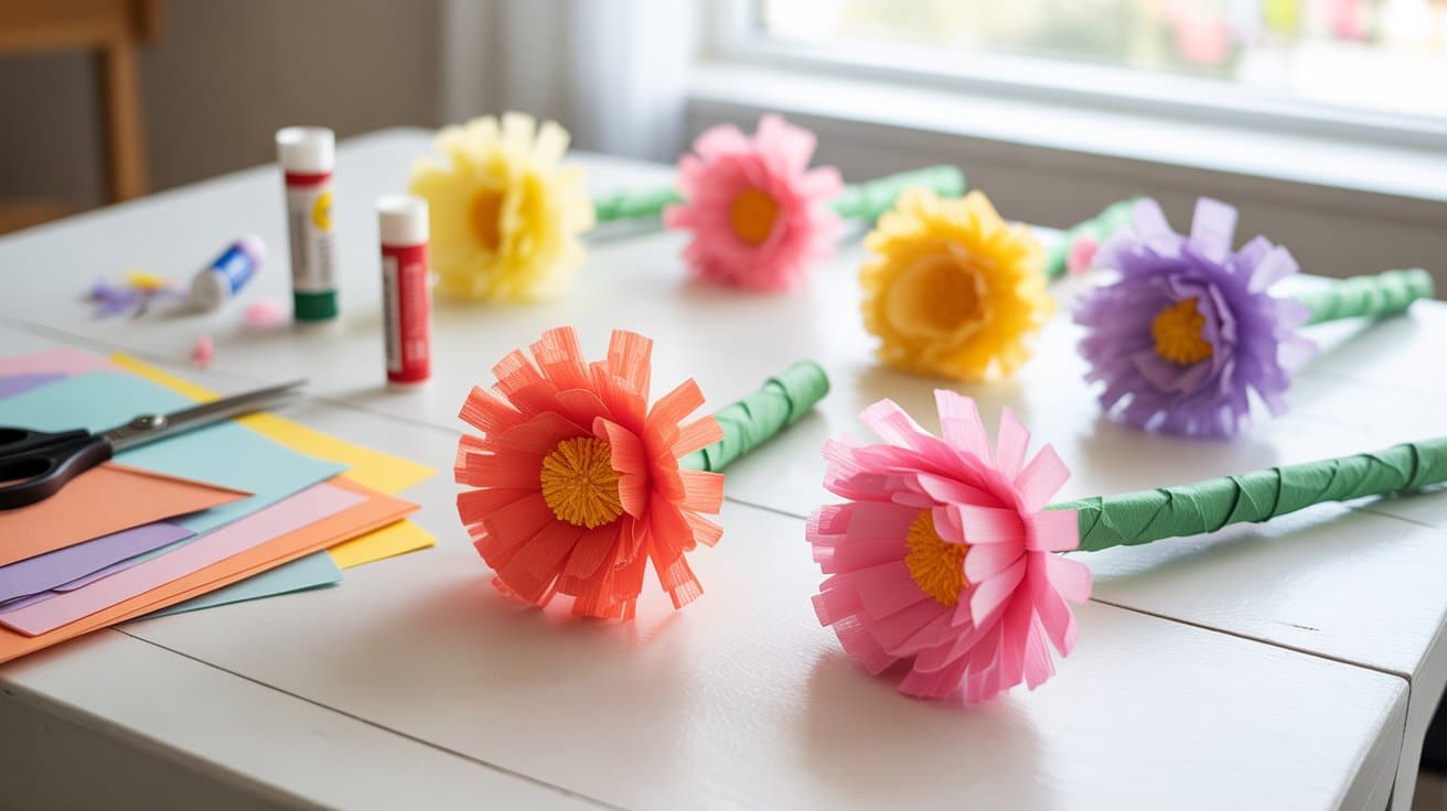 easy paper flower art
