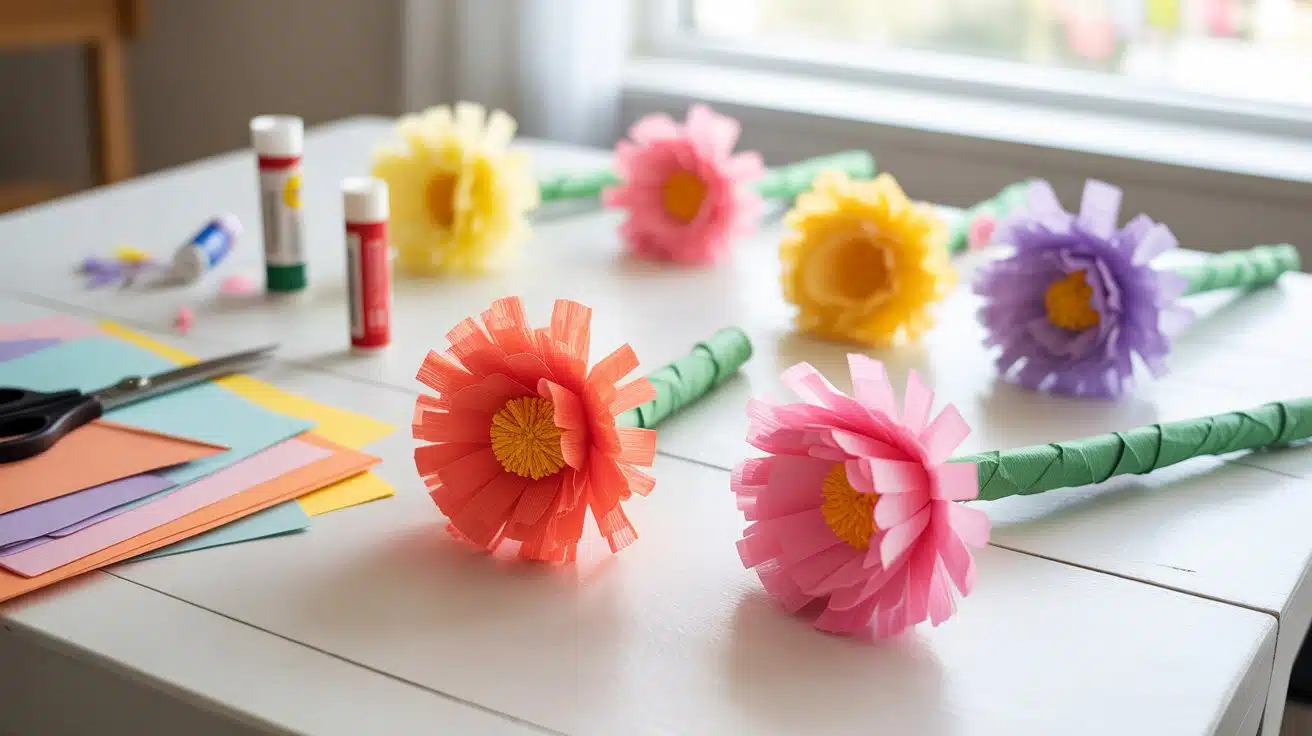 easy paper flower art