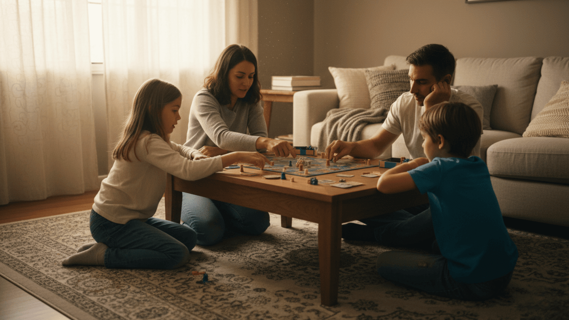 family board game afternoon
