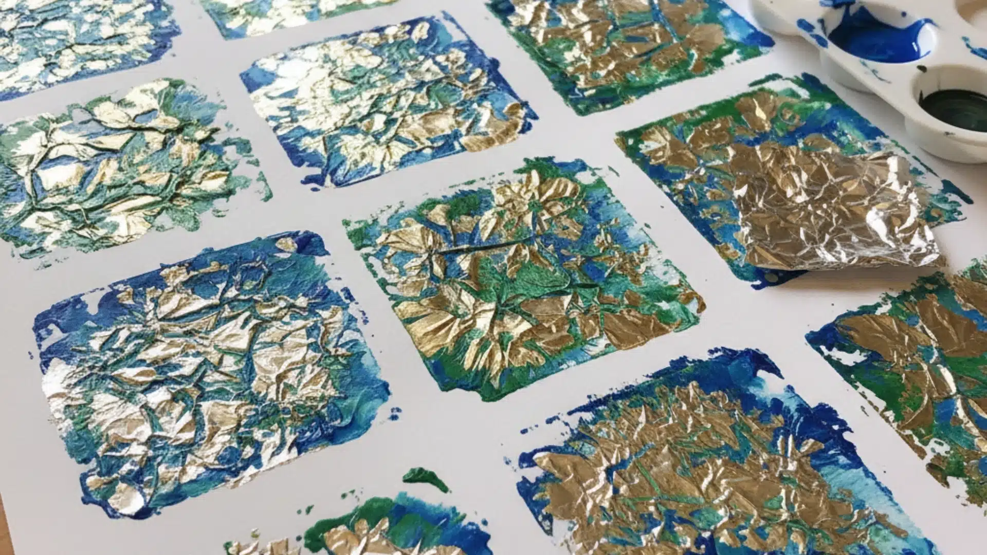 foil print kids project