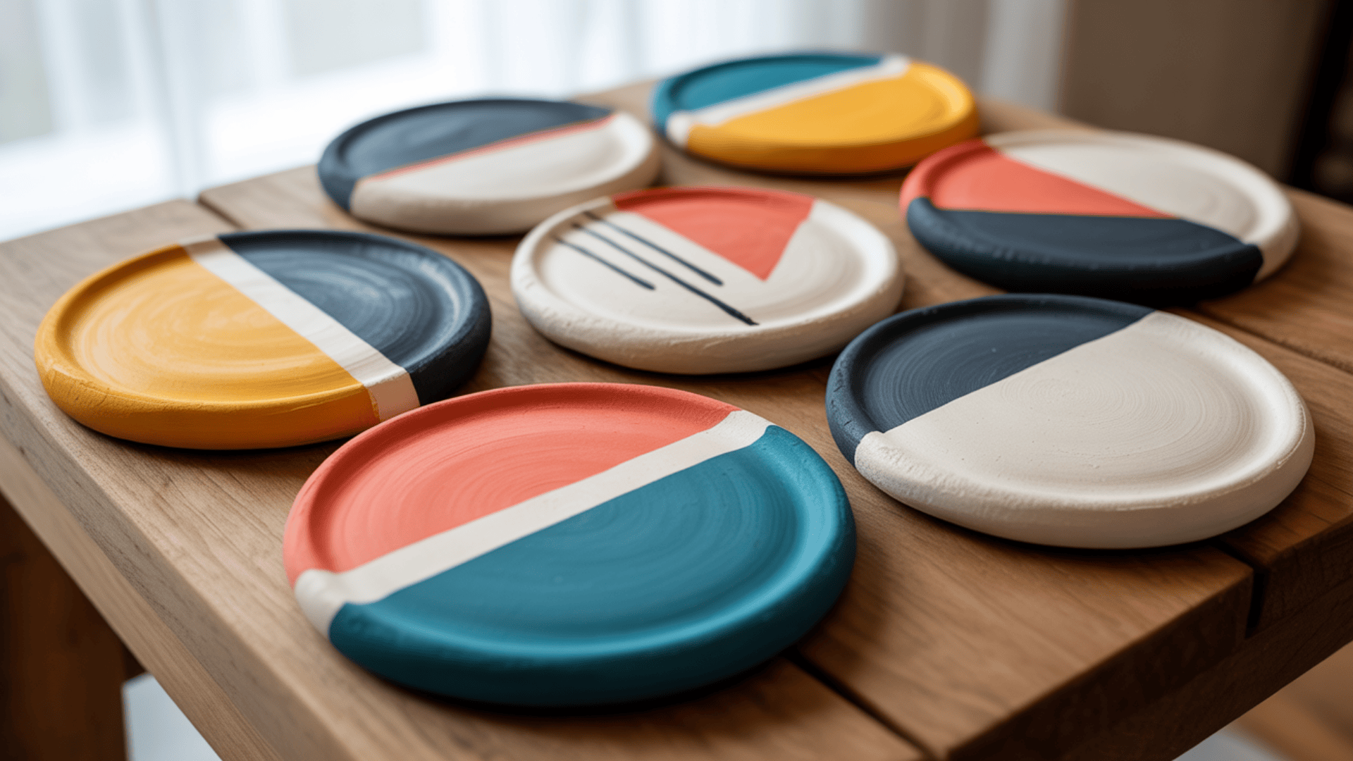 geometric coasters