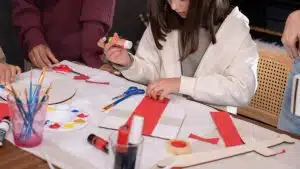 group collage using recycled materials