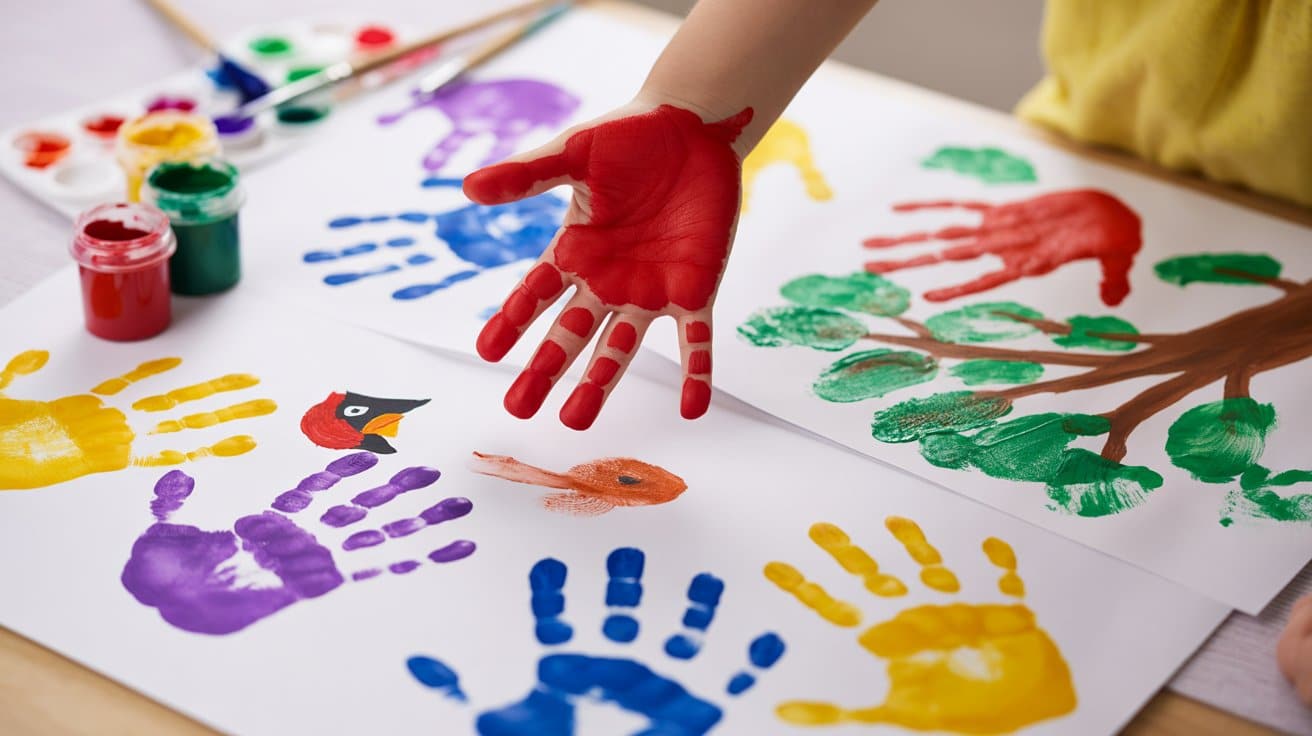handprint crafts easy