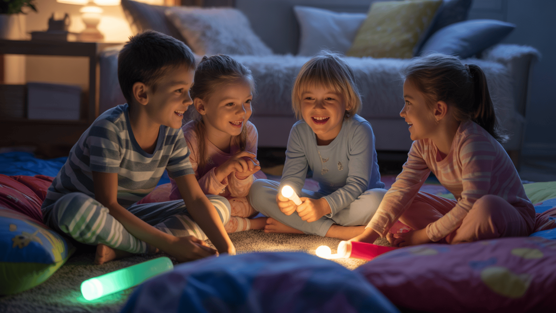 indoor camping night