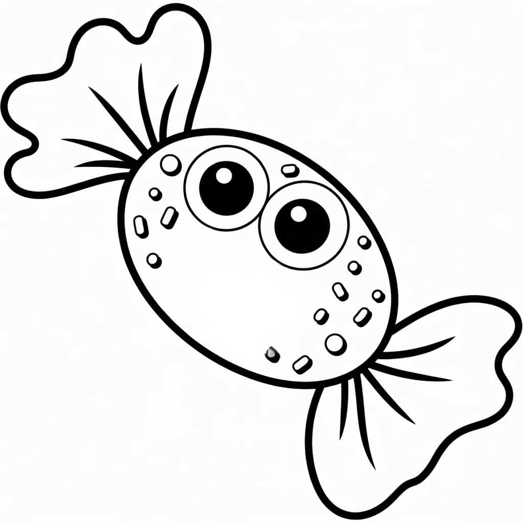 kawaii coloring pages toffee