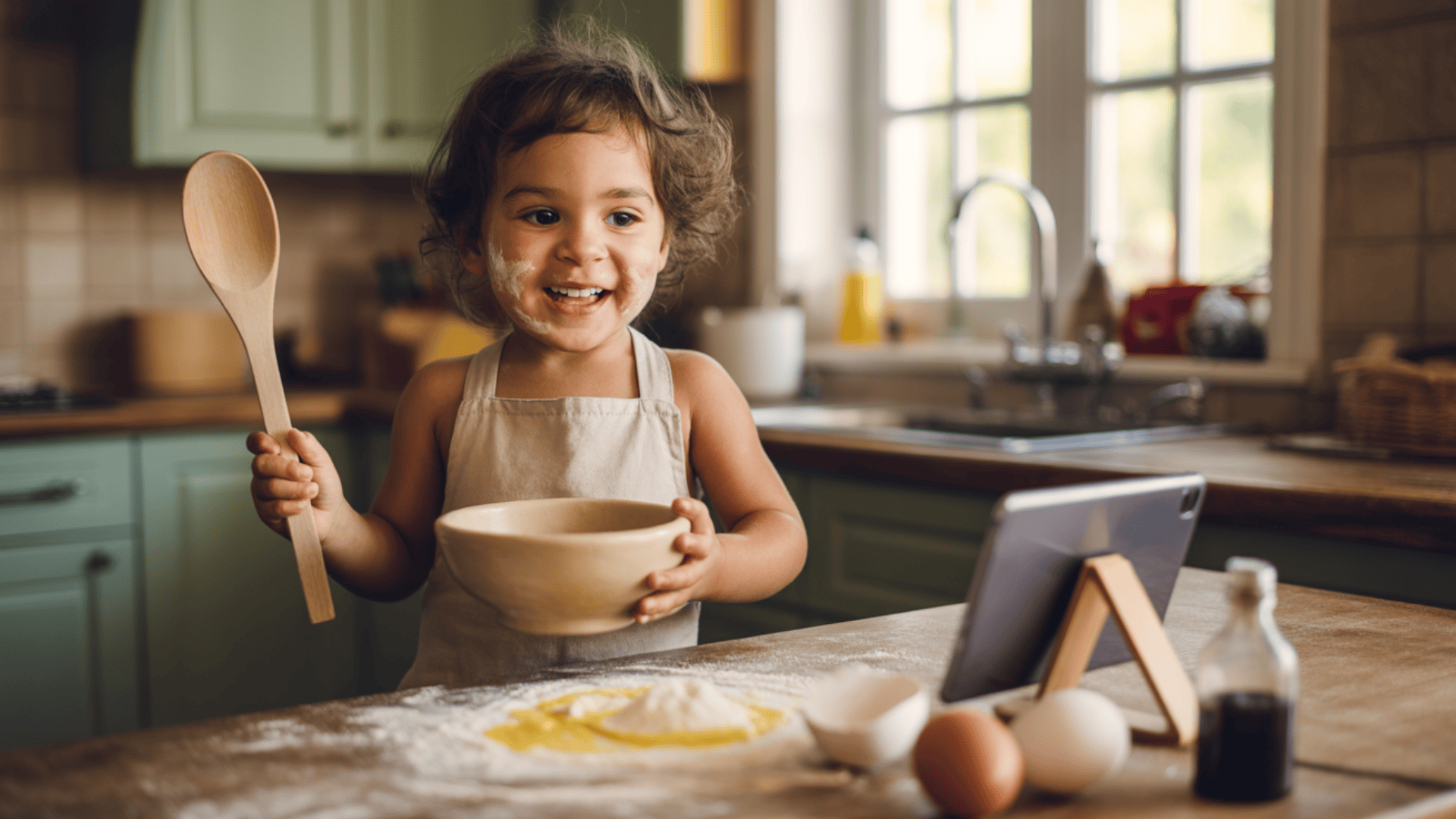 kids cooking show pretend play