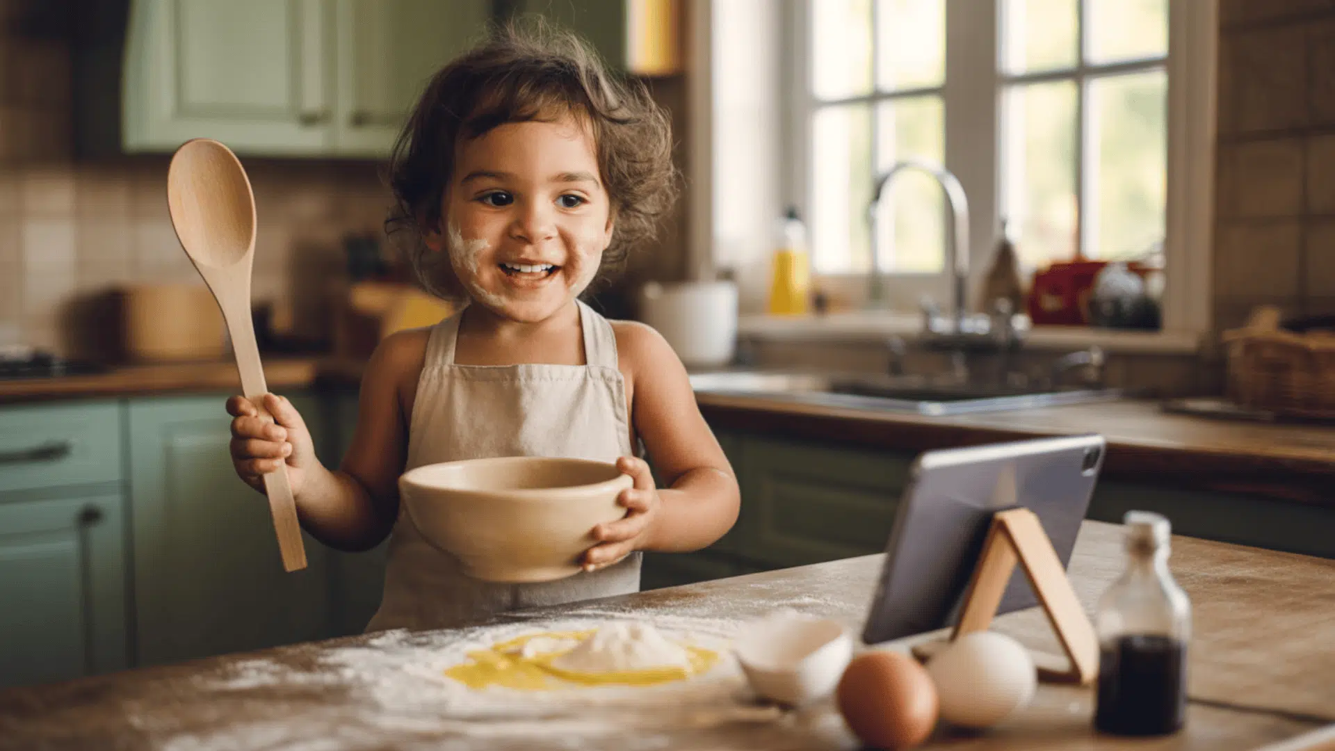 kids cooking show pretend play