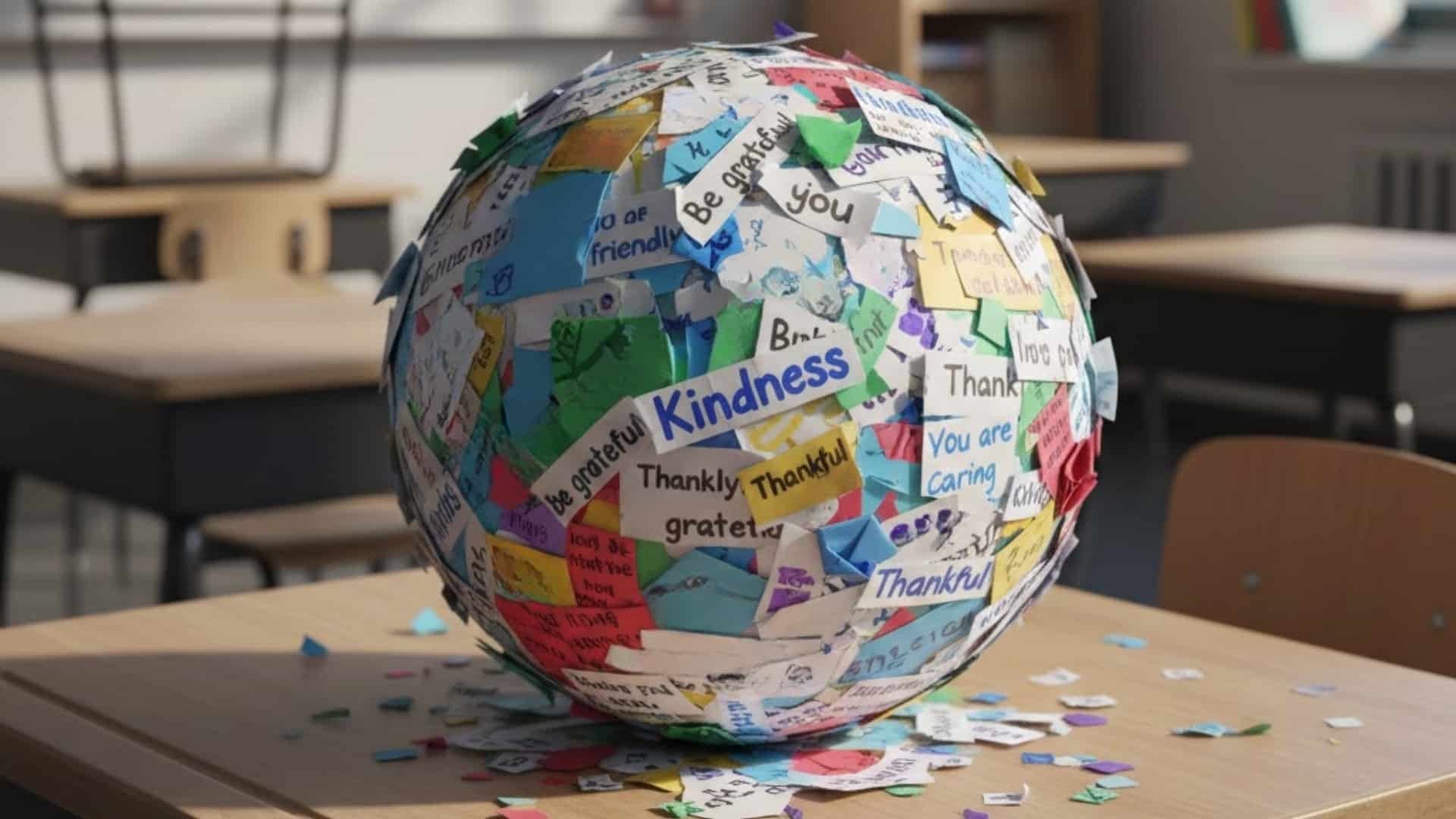 kindness crafts compliment ball