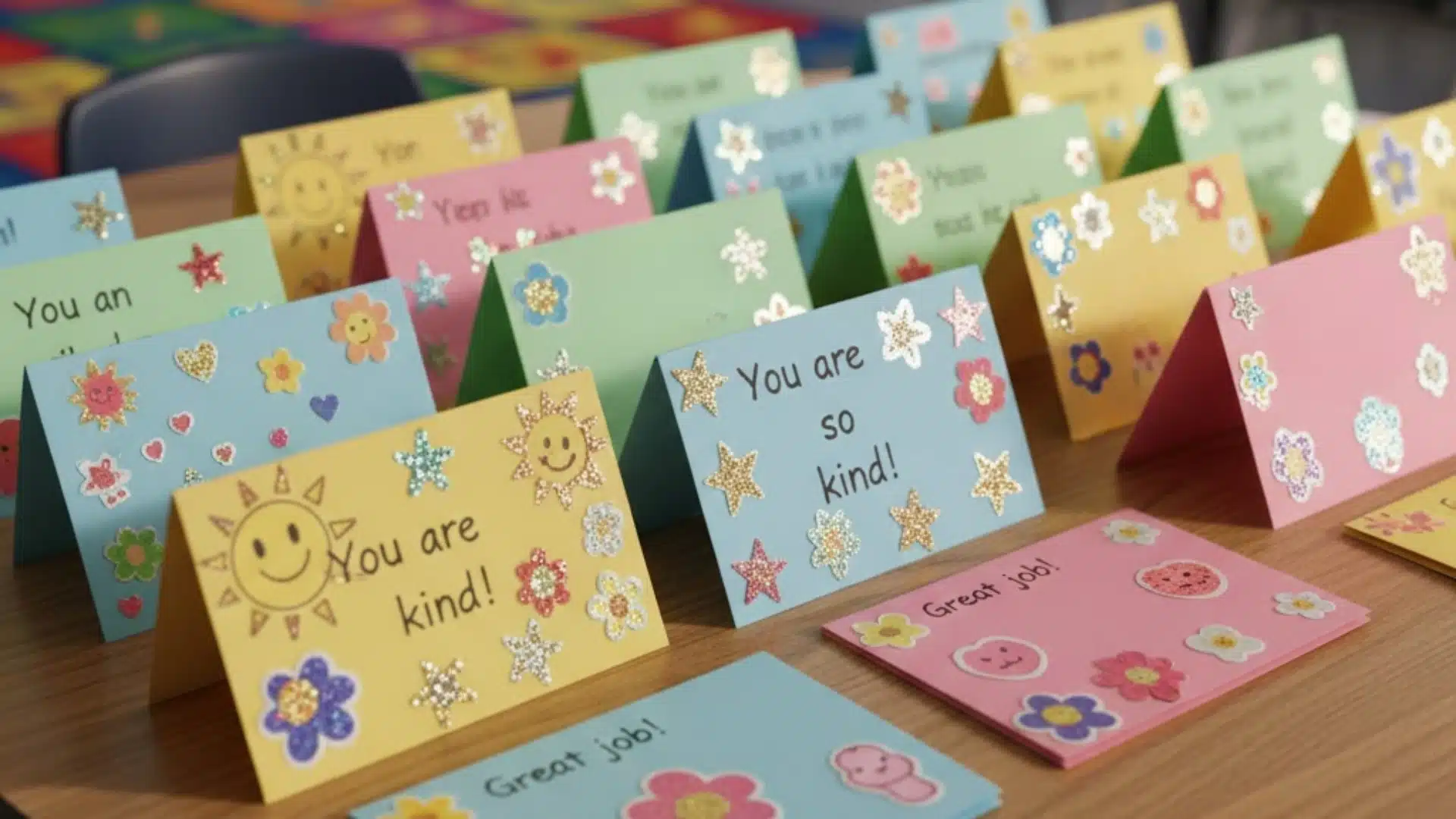 kindness crafts compliment cards