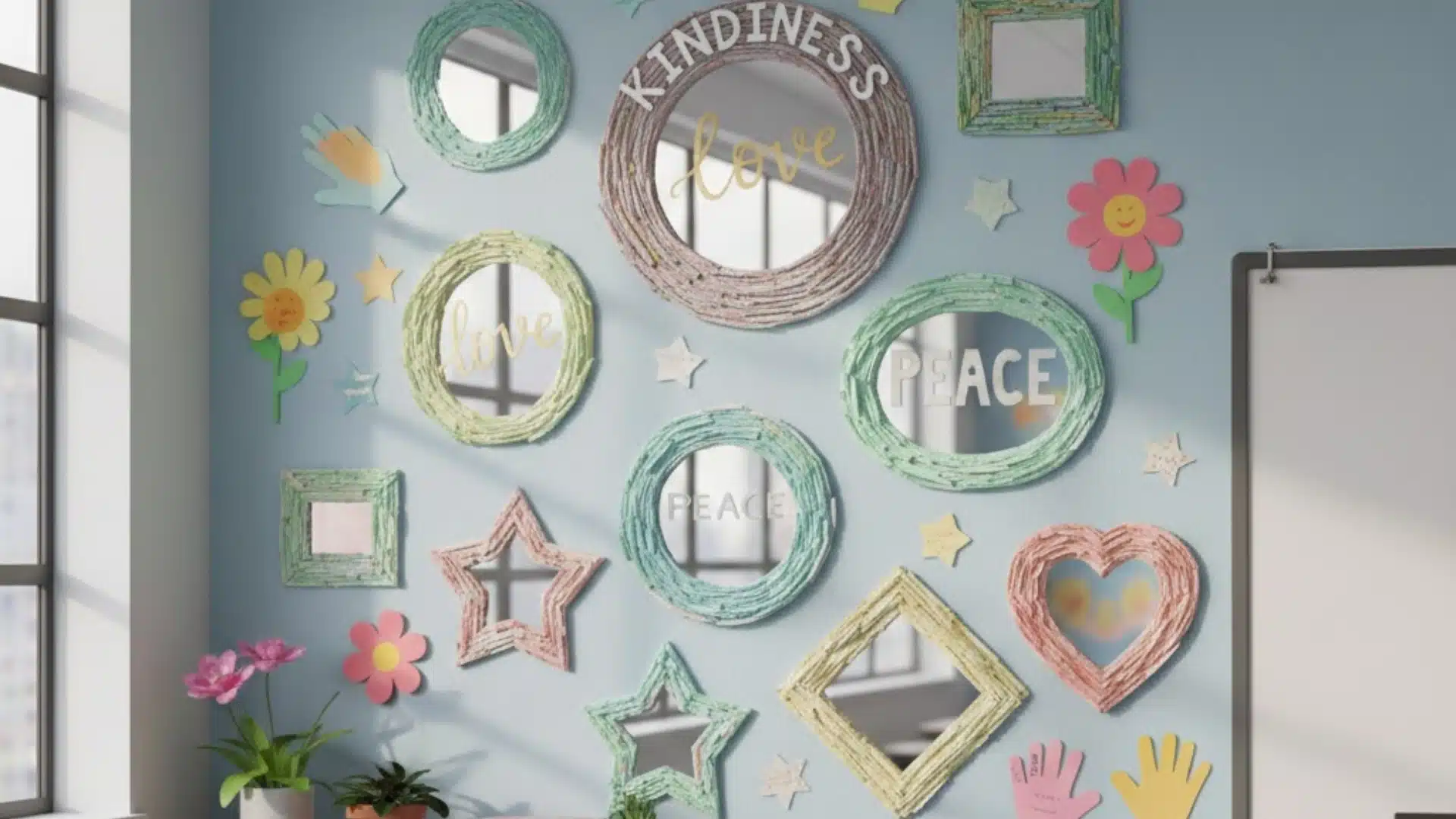 kindness crafts compliment mirror