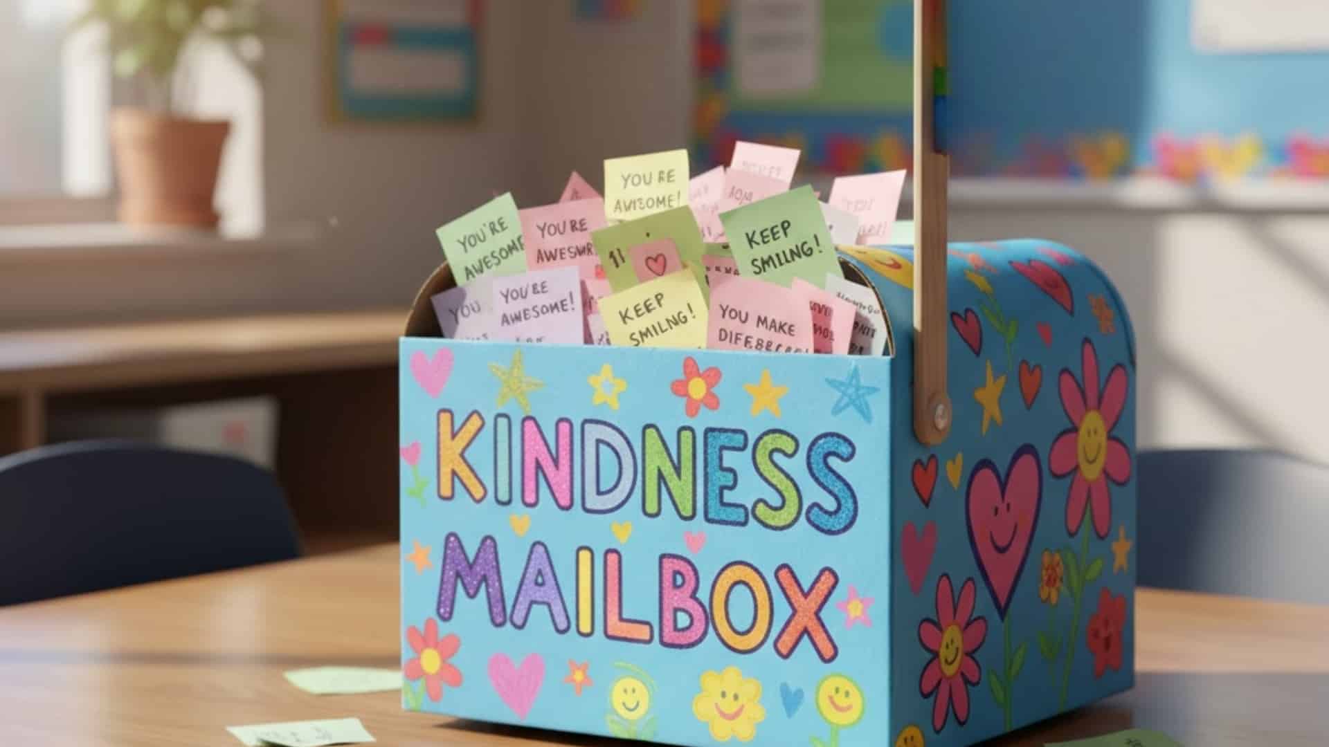 kindness crafts mailbox