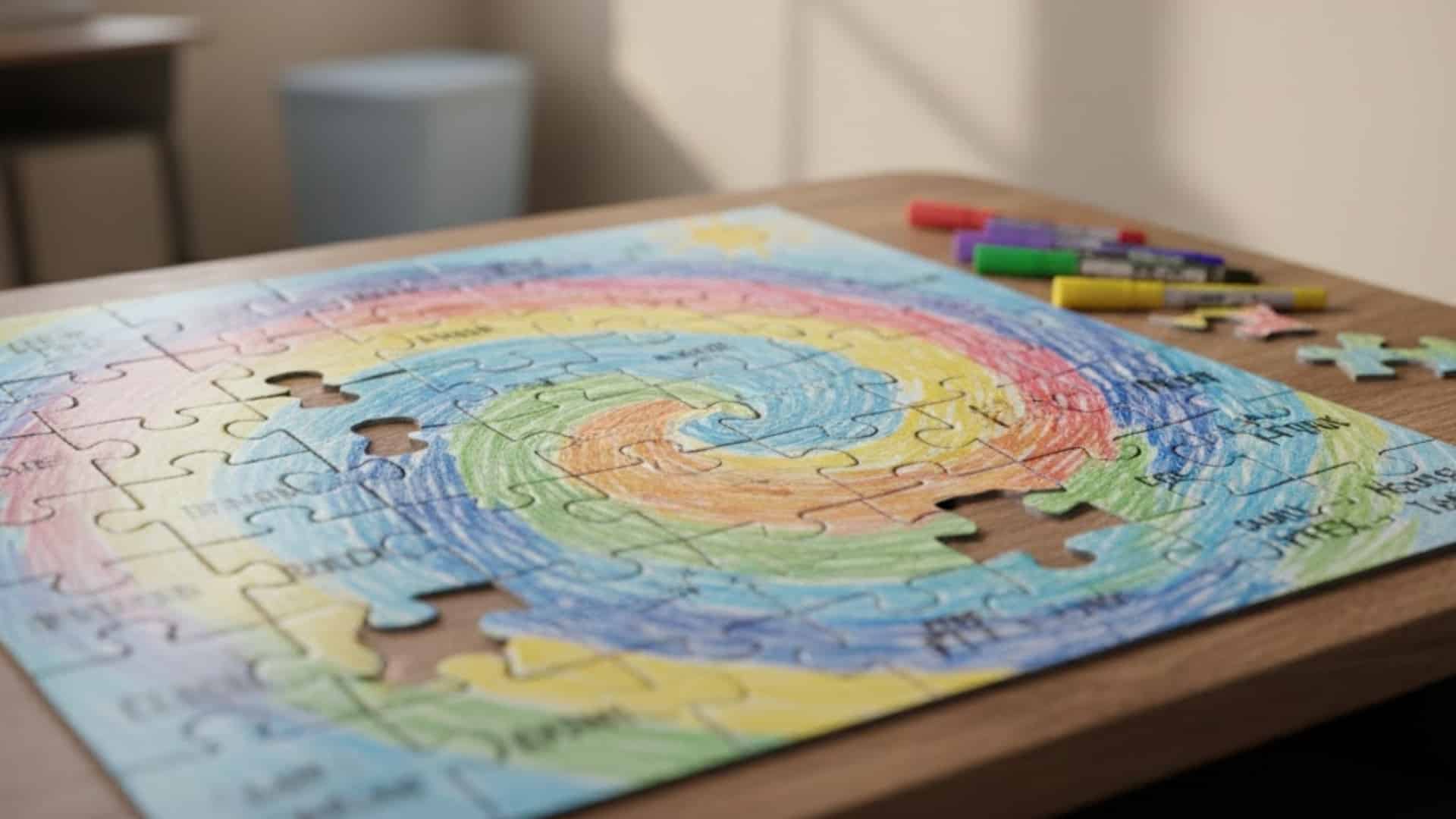 kindness crafts puzzle