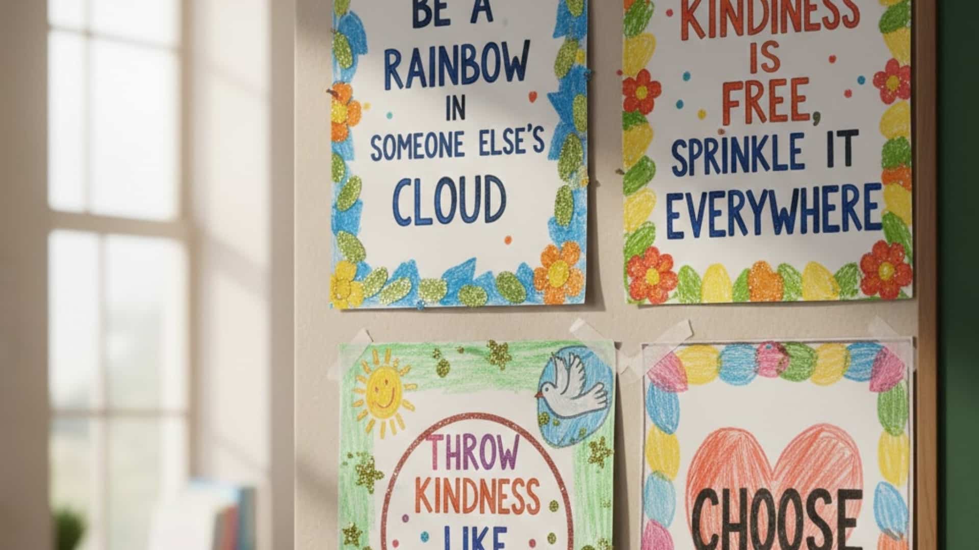 kindness crafts quote posters