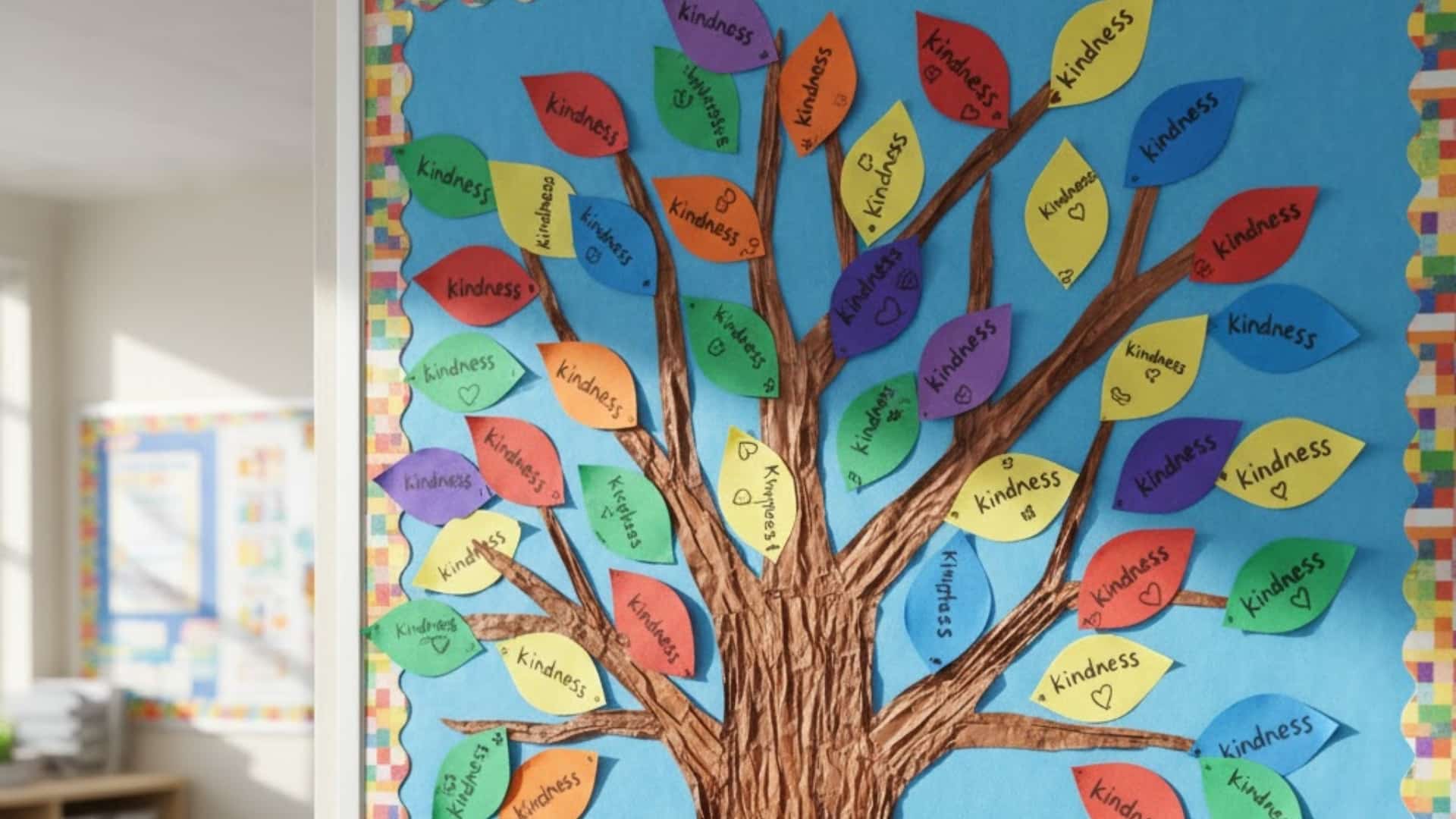 kindness crafts tree display
