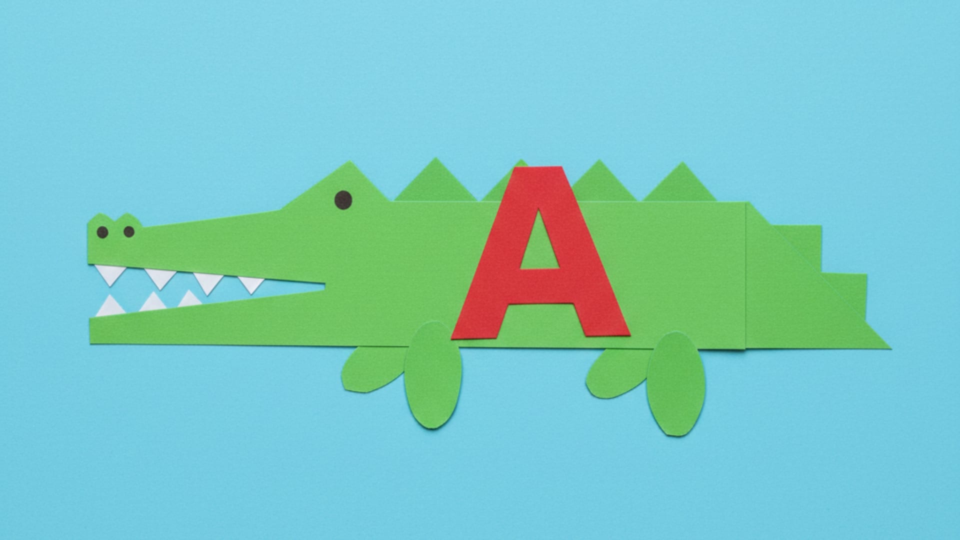 letter a activities alligator
