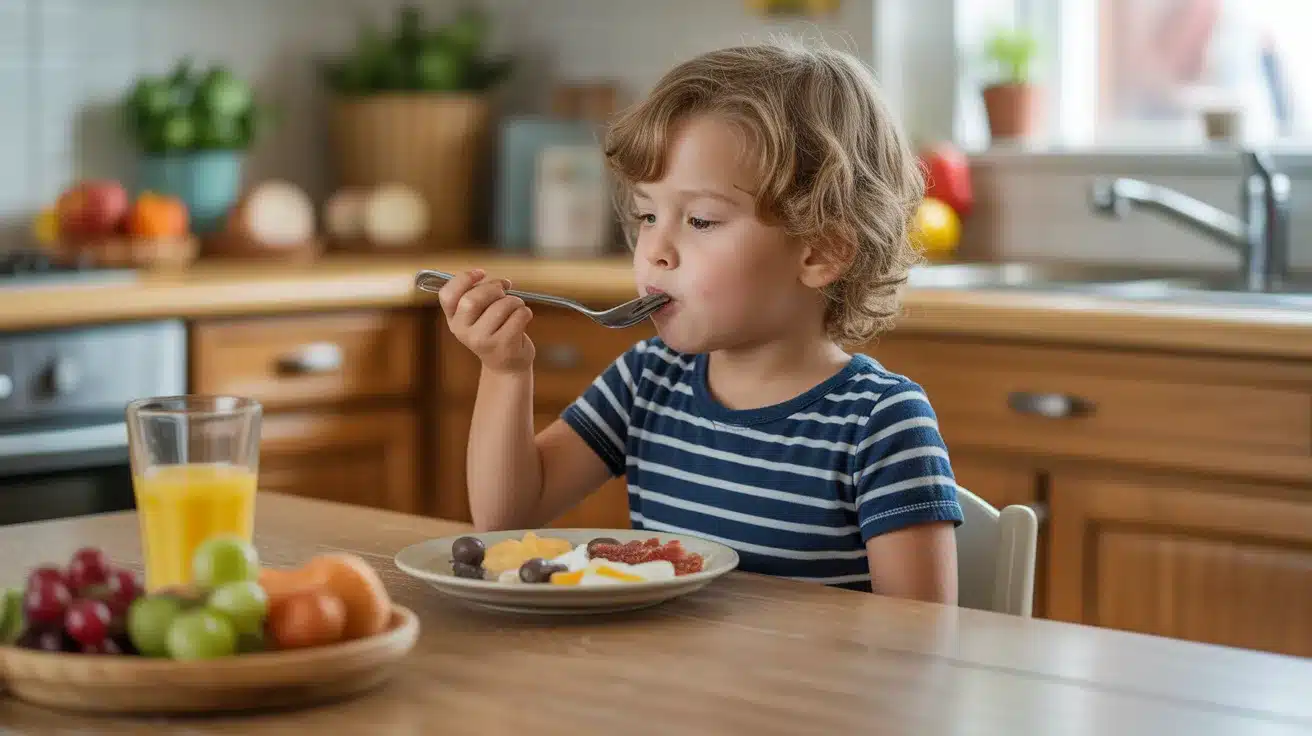 morning routine kids healthy breakfast