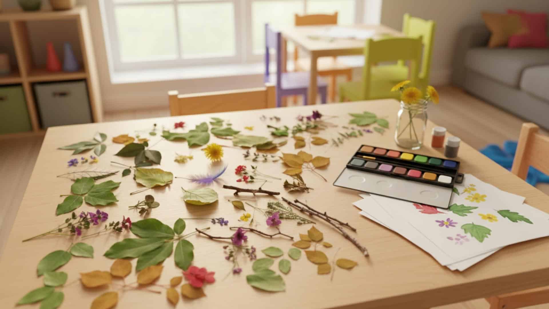 nature art toddlers
